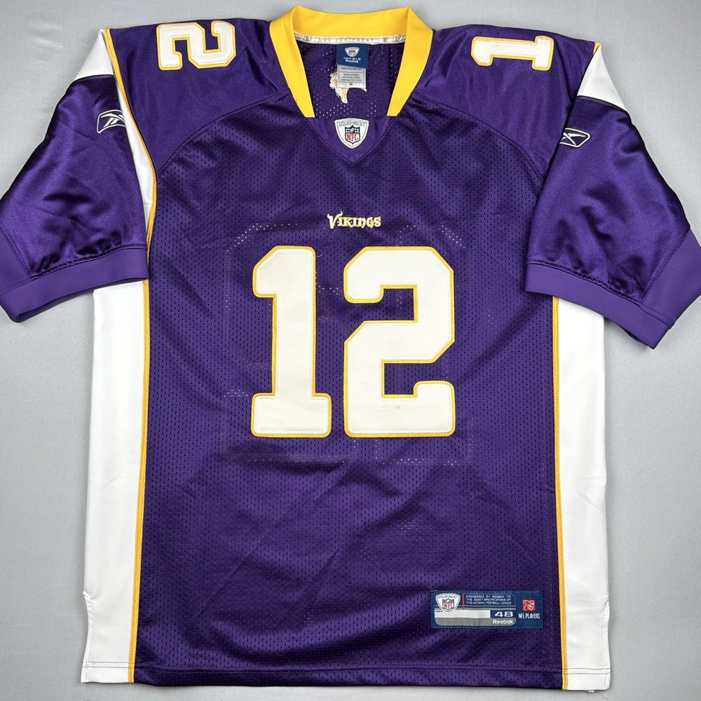 Minnesota Vikings Percy Harvin #12 Reebok On Field Stitched Jersey Size 48
